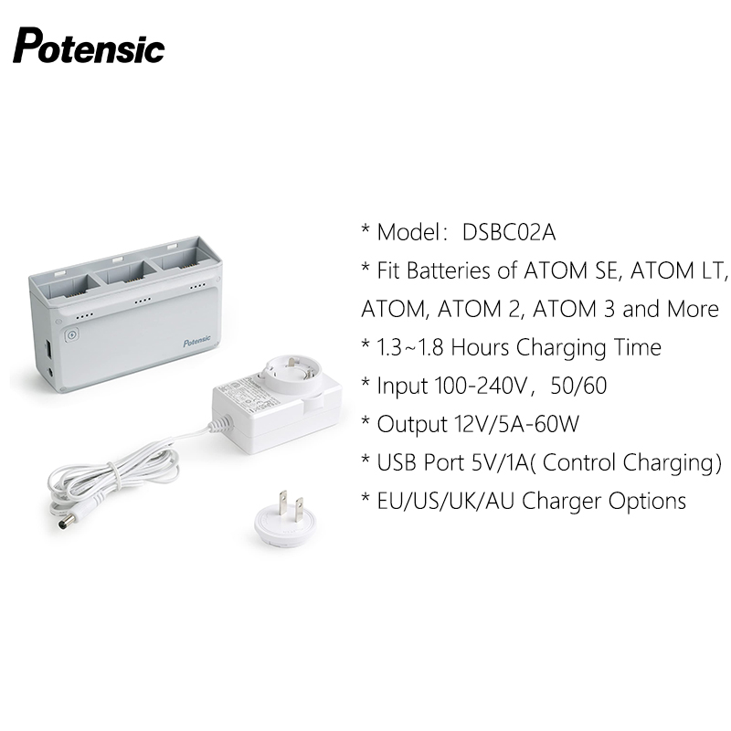 Drone Strobe Light - Potensic Original 60W oplaadhub voor ATOM