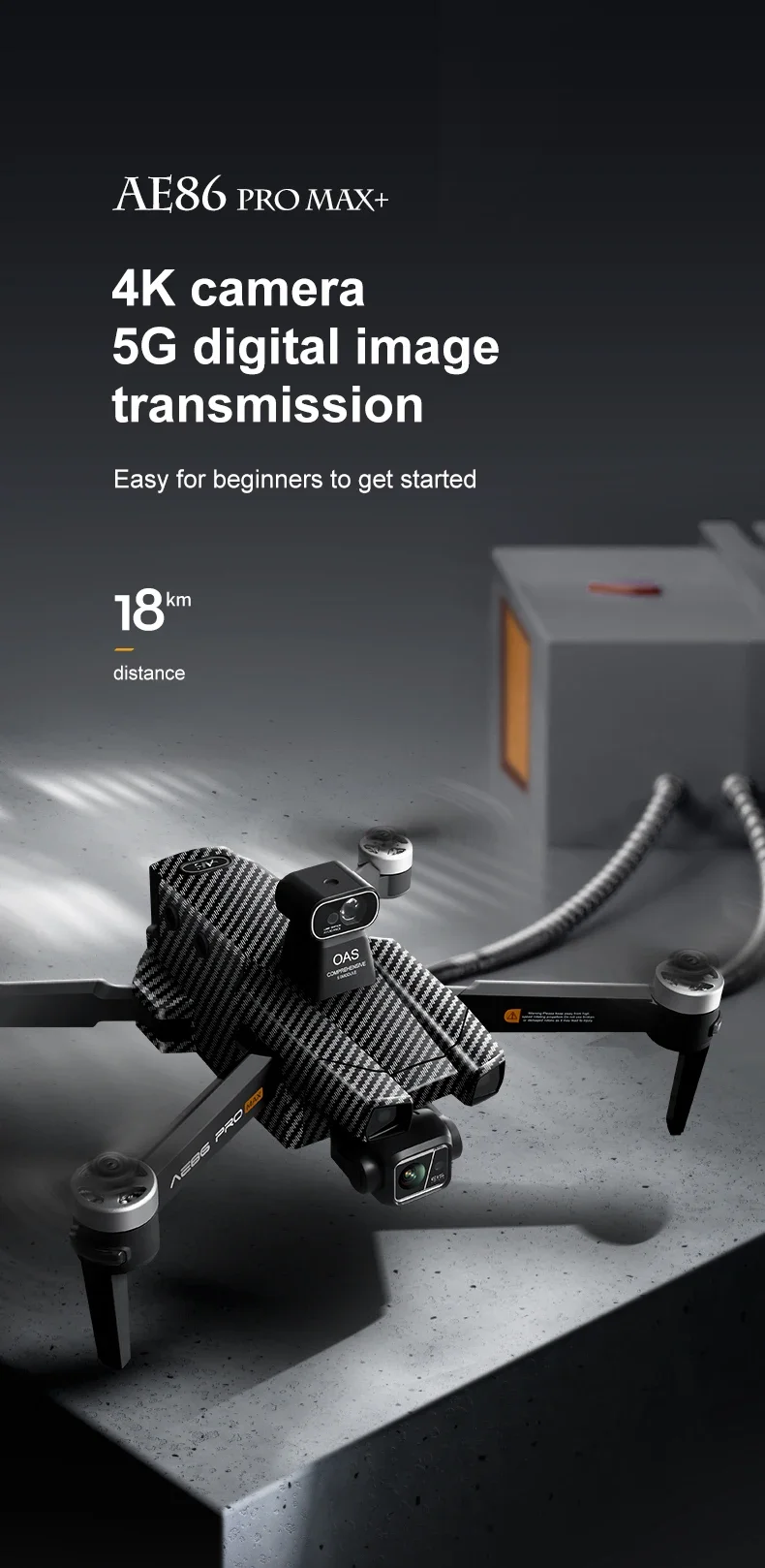 High-end AE86drone met camera  - Jjrc Drone X12 recensie en prijs